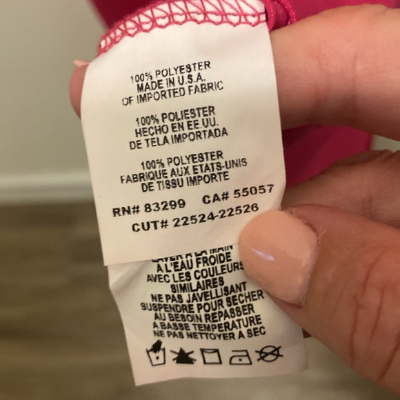 SATIN COWL NECK SLIP MIDI DRESS IN FUSHIA - Picture 7 of 10